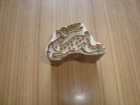 Vintage Wood Blocks - Ash Tree, 3-5 Inch Size, Natural Wood Color | Durable, Lightweight, Precise Carvings, Attractive Designs