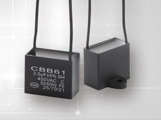 Metallized polypropylene film AC motor capacitor(CBB61)
