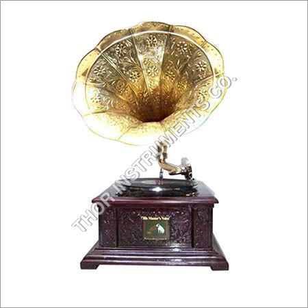 Brass Gramophone