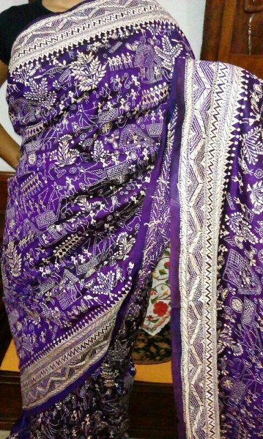 Kantha Saree