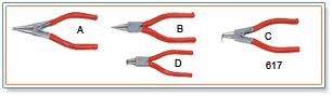 CIRCLIP PLIER (WITH PVC DIP INSULATION) (6", 7", 8