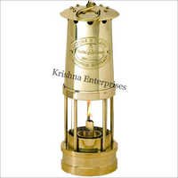 Solid Brass Miner Lamp