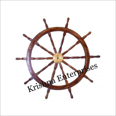 Wooden Nautical Ship Wheel