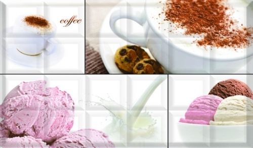 450x300 एमएम रसोई की दीवार टाइल