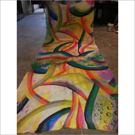 Pashmina Wool Rainbow Printed Shawl