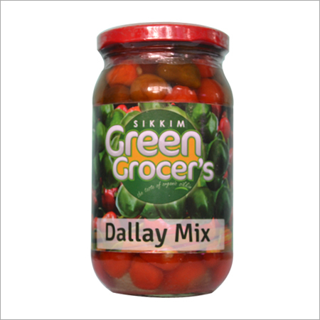 Dallay Mix - 350g Glass Jar, Red Pickled Peppers | Ready to Eat, Spicy, Convenient Size