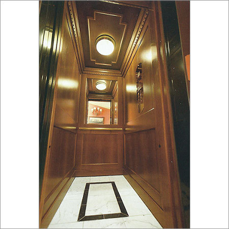 Full Length Wooden Elevators Cabin