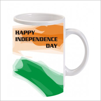 White Independence Day Mug