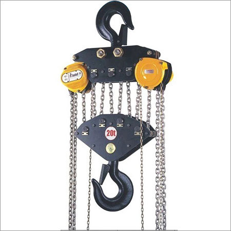 Triple Spur Gear Chain Pulley Blocks Model-M