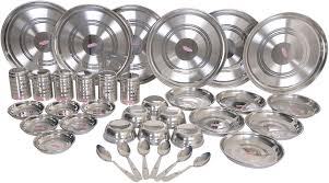 NEW Stainless Steel Dinner Set