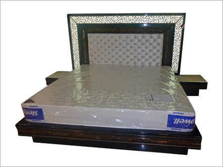 Carved Wooden Bed