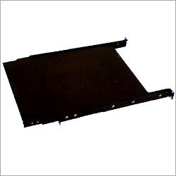 Sheet Metal Sliding Tray - 300-700mm Depth, 420-620mm Width, Black, Load 25-75kg, Smooth Sliding, Corrosion Resistant, Durable