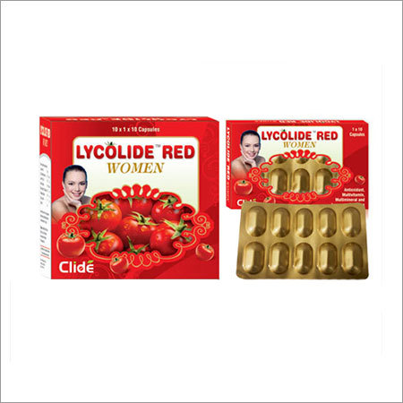 LYCOLIDE WOMEN CAPSULE - Hard Gelatin Red, ALU/ALU Blister | Antioxidant Boost, Skin Health, Nutrient Rich, Improved Immunity