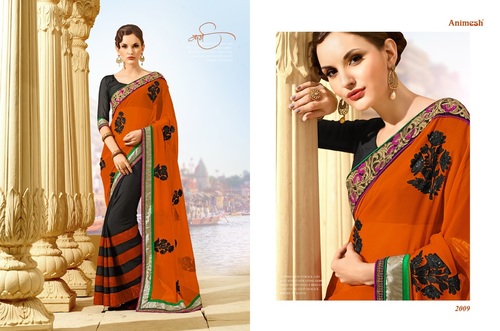 Sequence Work Georgette Sarees