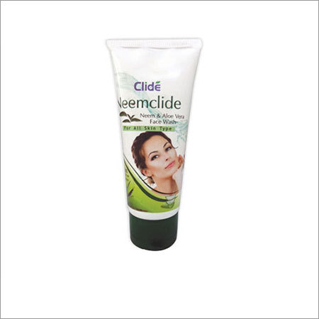 Neemclide Face Wash - Plastic Tube 12x60mm, White | Deep Cleanses, Softens Skin, Removes Makeup, Natural Ingredients, Brightens Skin