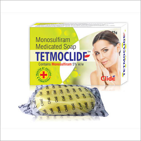 TETMOCLIDE - Soap Base, 75gm, Yellow | Medicated Soap, Monosulfiram 5% Scabies Prevention