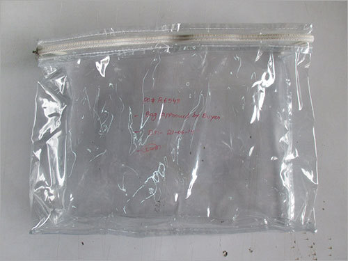 Clear Vinyl PVC Zipper Bags