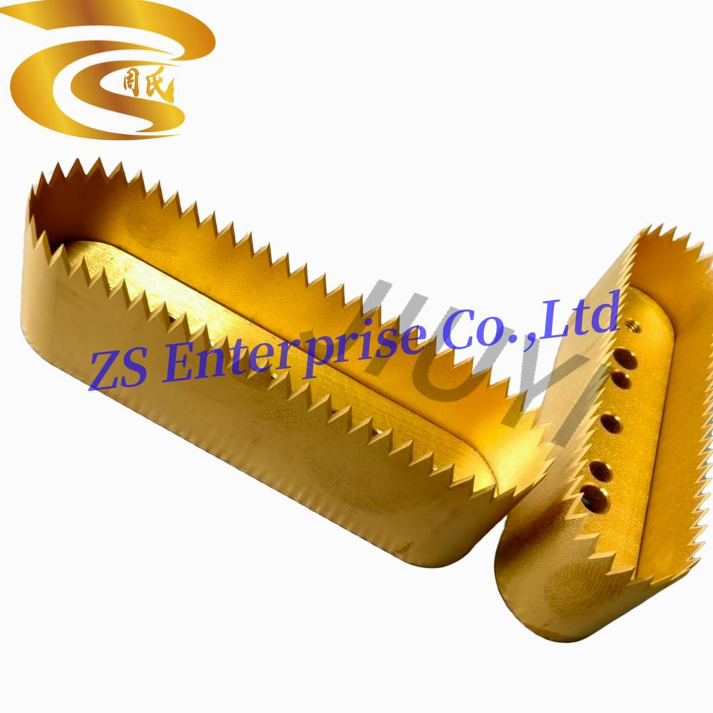 Tin Coated Teeth Handle Hole Toothed Puncher Rectangle Punch Die - Country Of Origin: China