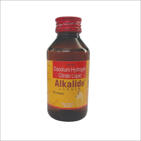 ALKALIDE SYP. - Disodium Citrate 1.25gm/5ml, Brown Liquid | Oral Syrup, 100ml Bottle, Acidosis Management