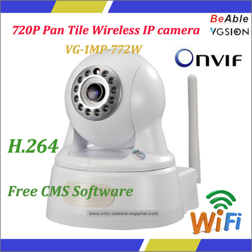 720P Pan Tile Wireless IP camera