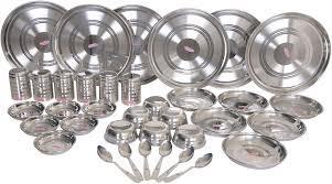 STAINLESS STEEL DINNER SET