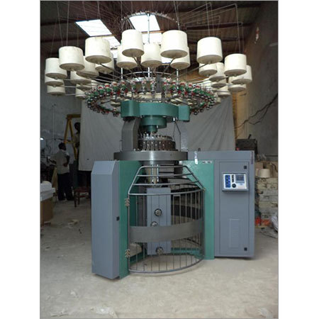 CIRCULAR KNITTING MACHINE DOUBLE JERSEY FLEECY