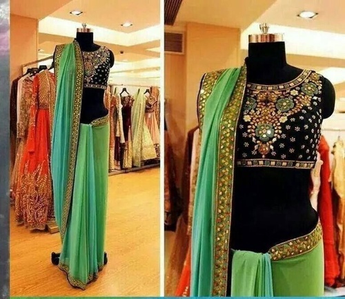 Designer Border Saree