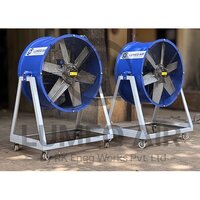 Stand Mounted Man Cooler - Stainless Steel, 220 Volt Ac Power Supply | Automatic Cleaning, Industrial Use, 1 Year Warranty