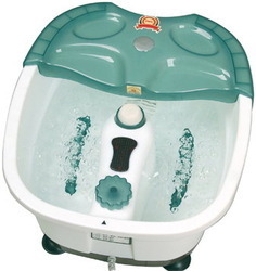 Massager FOR FOOR SPA - Plastic, Teal, AC 220-240V, 50-60Hz | Foot Massage, Heat Therapy, Bubble Action, 4 Roller Massage