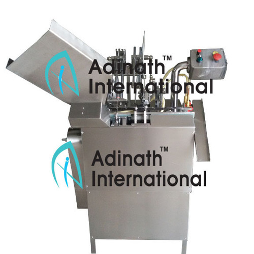 Glass Ampoule Filling Machine - Stainless Steel 316L, 1000x600x950 mm, Silver | Semi-Automatic, 6000 Ampoules/Hour, Human Machine Interface, Easy Maintenance