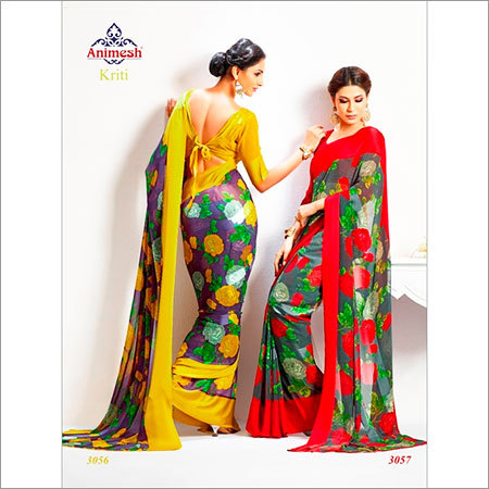 Crepe Jacquard Sarees