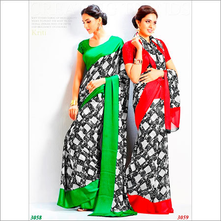Designer Printed Sarees