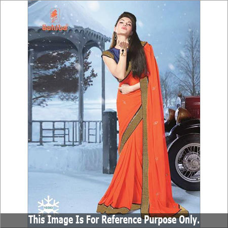 Designer Colourful Saree
