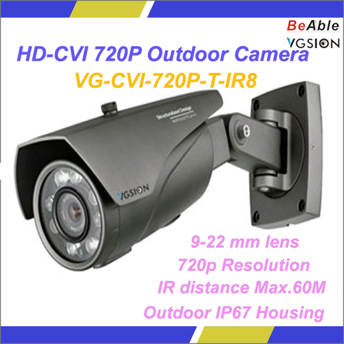  720p  9-22 mm lens  waterproof IR outdoor day&night HDIS hd cvi cctv camera 