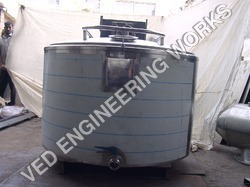 Silver Bulk Milk Cooler