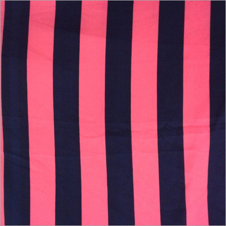 Striped Crepe Fabric