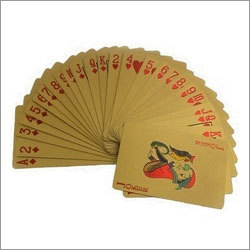 Gold Plated Playing Card - 24k Gold Plated Standard Size, Luxury Collectible Deck