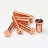 Round Head Copper Machine Screws - 2 Inch, High Quality, Corrosion Resistant Coating | Customizable Threads, Multiple Head Shapes