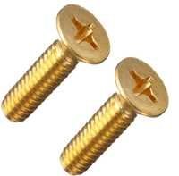 Brass Phillips Head Screws - 9.5 To 150 Mm Length, Golden Finish With Polished Surface | Corrosion Resistant, Custom Thread Options Available