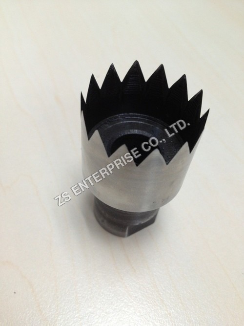 Plastic film 50mm serrated hole punch