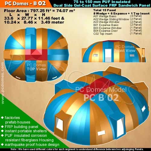 FRP Dome Schools