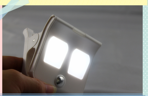 Solar clip light LED light indoor light