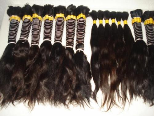 Natural wavy human hair