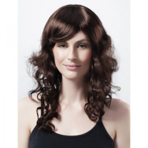 Wavy hair wig