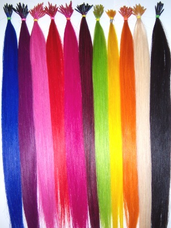 Colorful hair extension
