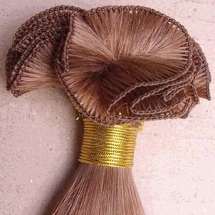 Thread weft hair