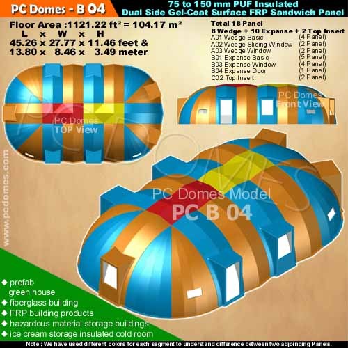 FRP Insulated Prefab House