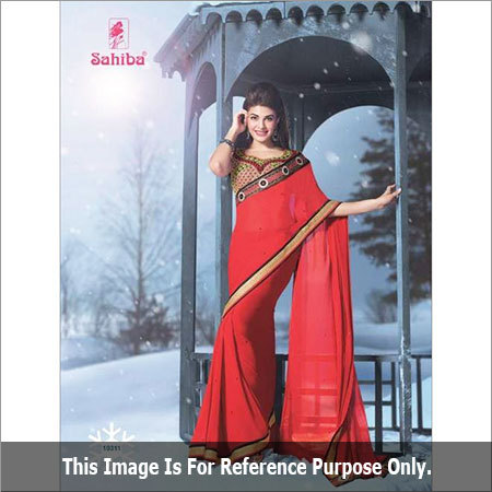 Designer Red Sarees