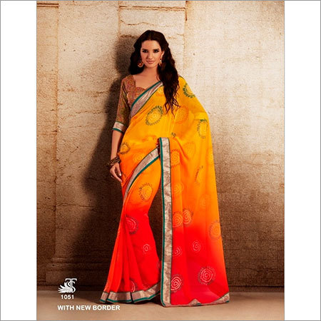 Fancy printed sarees