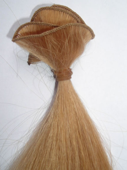 Hand wefted hair